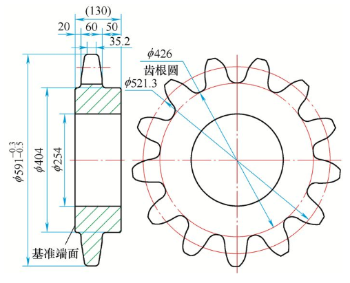 【兆恒機(jī)械】滲碳齒部有嚴(yán)重的貫穿型裂紋，何原因？